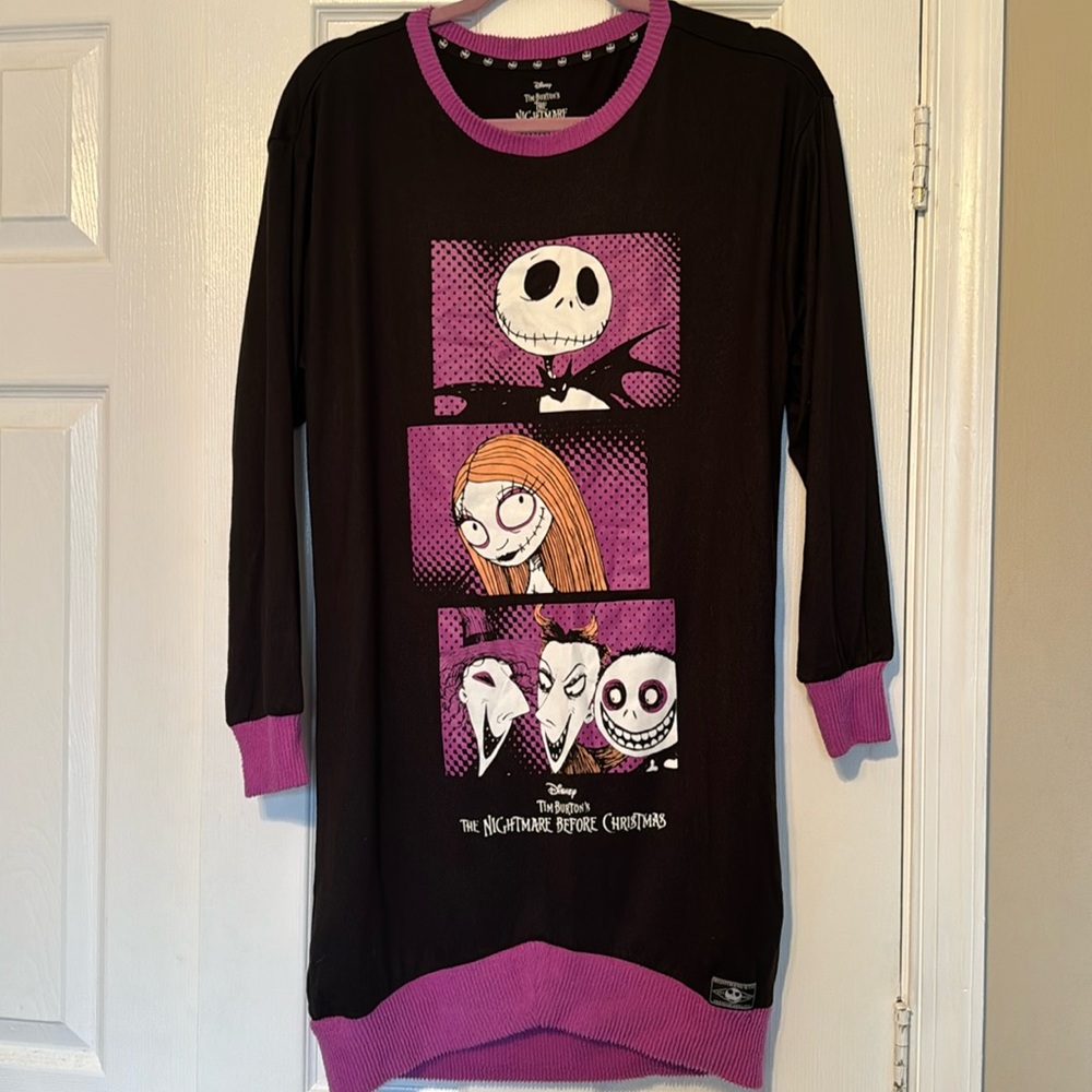 💜 Nightmare Before Christmas Crew Sleepshirt